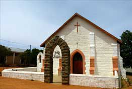 Methodist Church and Parsonage at Leliefontein in South Africa Historic parsonage and church at Leliefontein in the Northern Cape